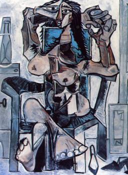 Pablo Picasso : seated nude III
